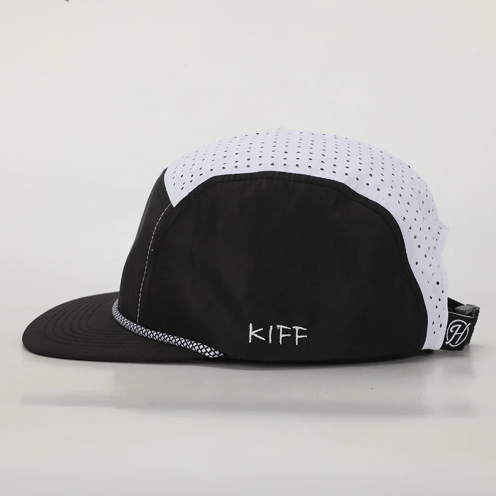 OEM пользовательский дизайн резиновая печать логотипа 5 панелей кепка для кемпинга Спортивная Беговая Кепка легкая