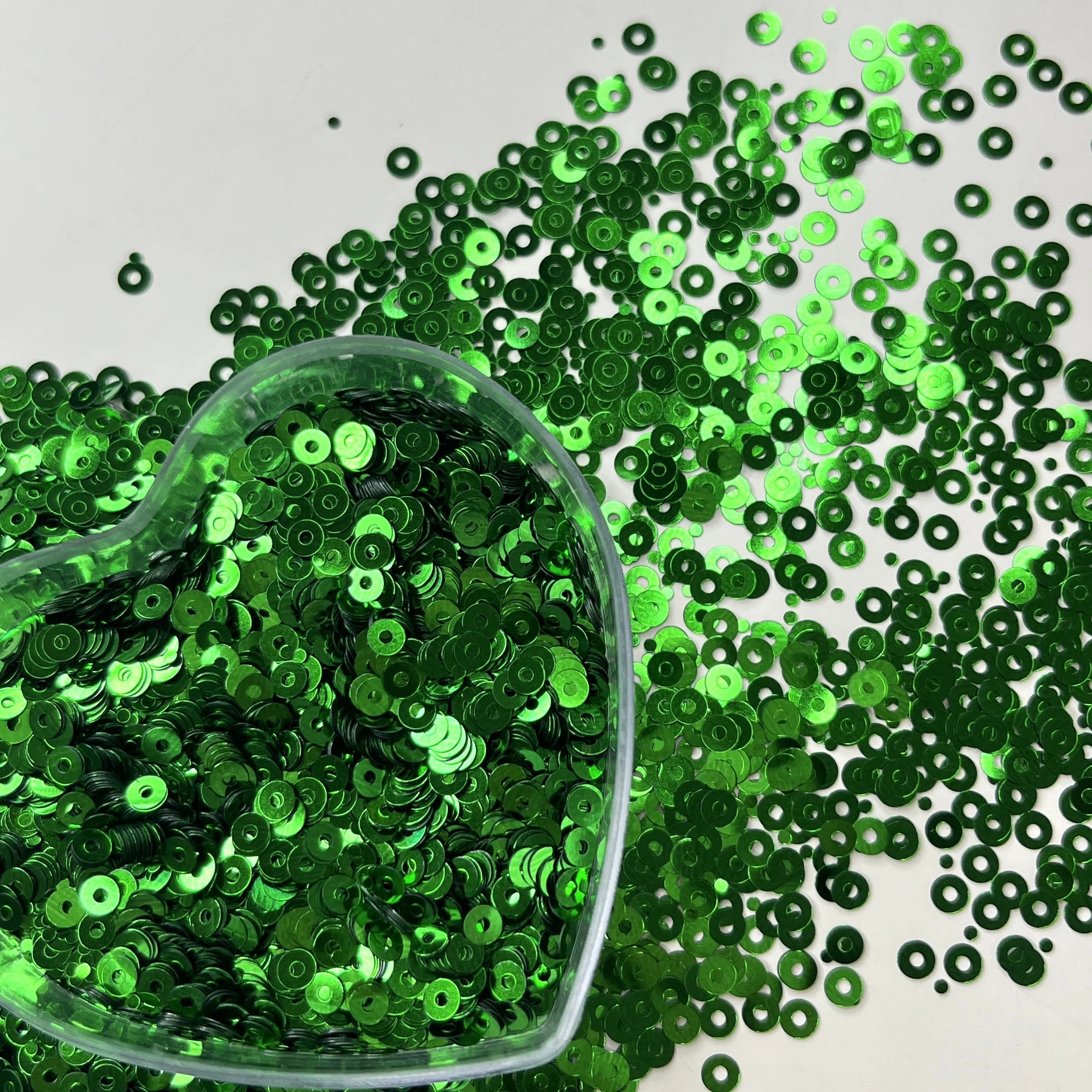 PET Flat Round Shape Loose Sequin Paillettes Sewing Craft DIY Scrapbook