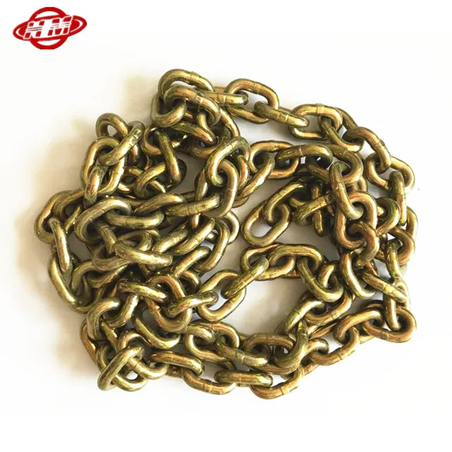G80 chain  electroplated  zinc coated Grade80 welded alloy steel  lifting chain