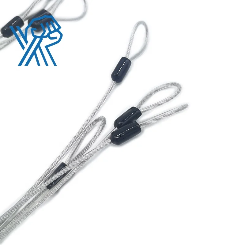 Economic steel cable wire rope hydraulic swage press for wire rope sling security lock cable also for hanging clothe