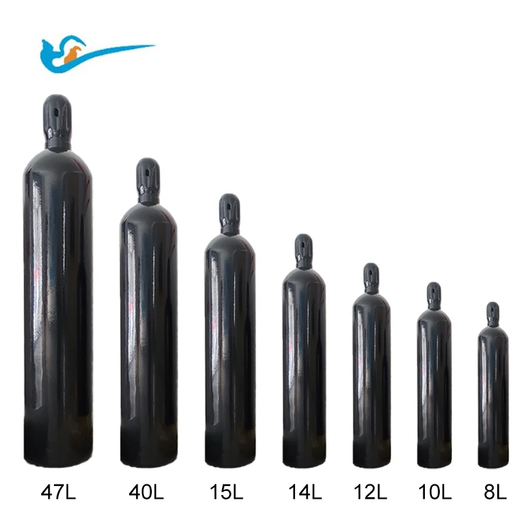 Factory Direct Selling Oxygen Gas Tank 8L 10L 20L 40L 47L oxygene cylinder tank