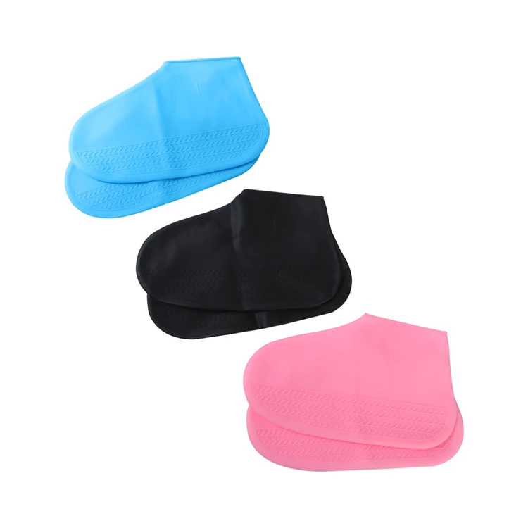 
Factory Direct Adult Anti Slip Reusable Silicone Waterproof Rain Shoes 