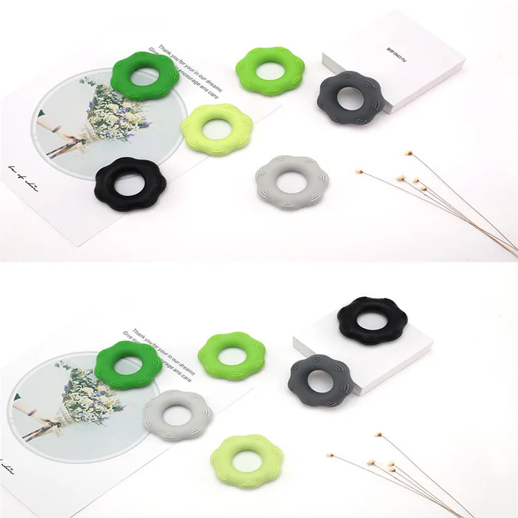 Hot sale food grade stretch silicone finger hand exercise bands finger stretcher