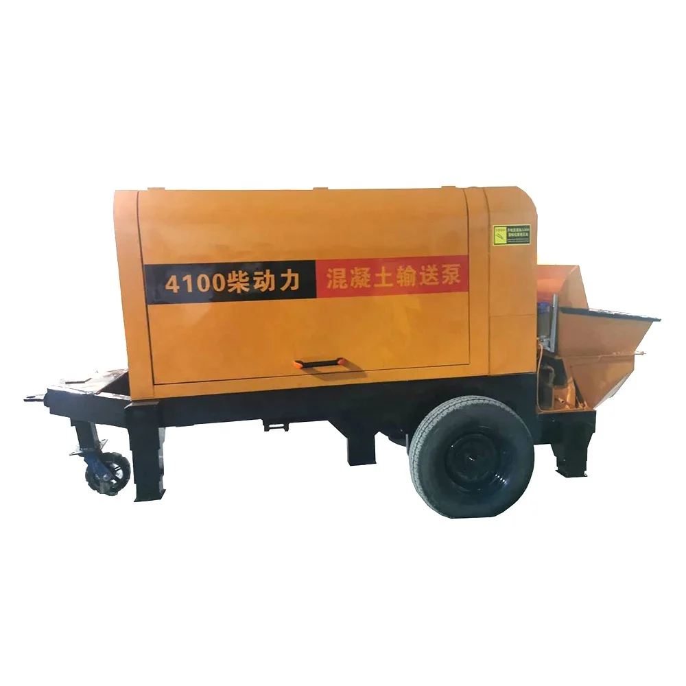 Small Concrete Pump Price in China, Concrete Mixer With Pump Mini Concrete Pump Machine