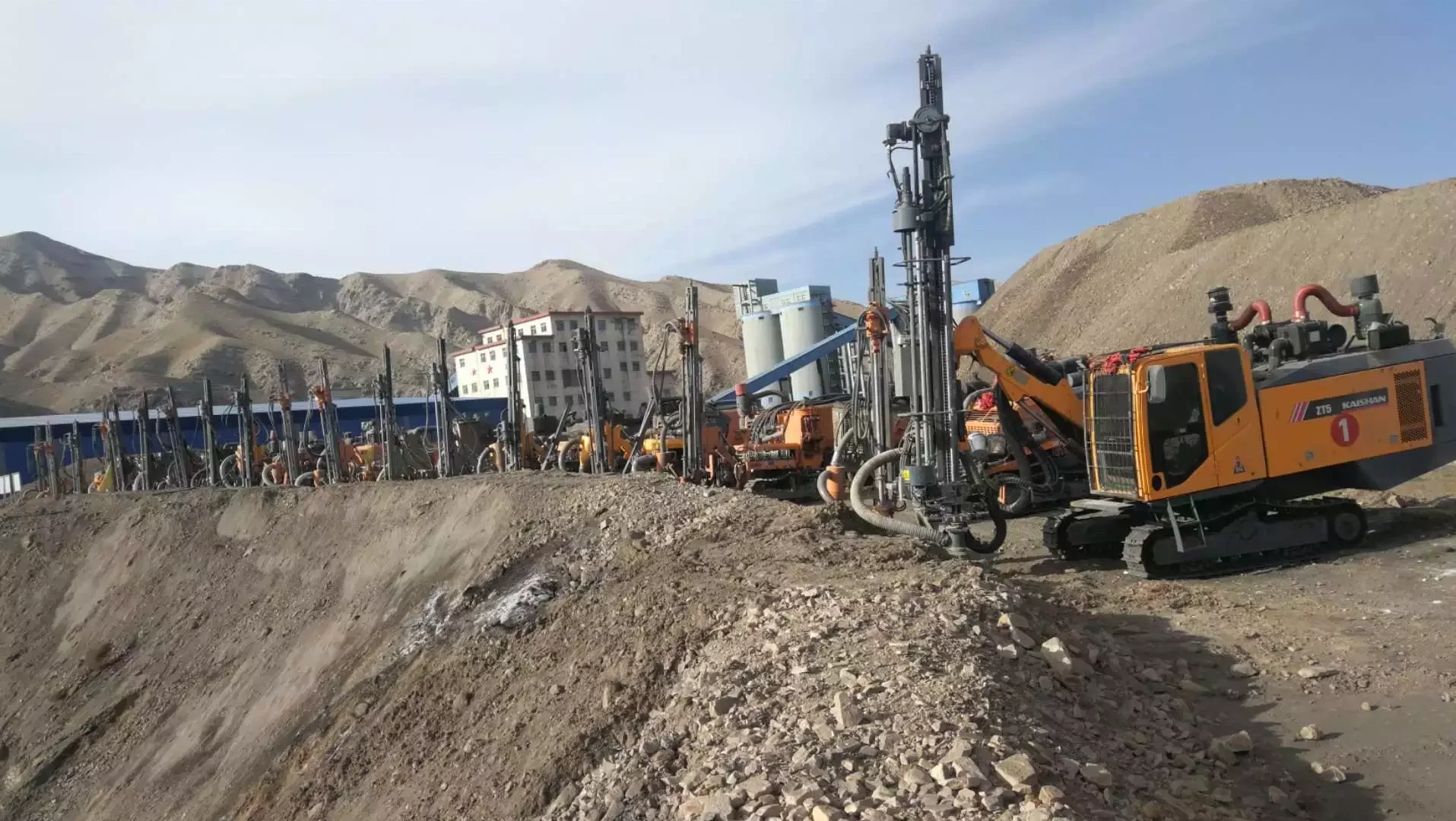 High performance Kaishan Integrated ZT5 DTH quarry drilling  rig machine for open use in High Quality