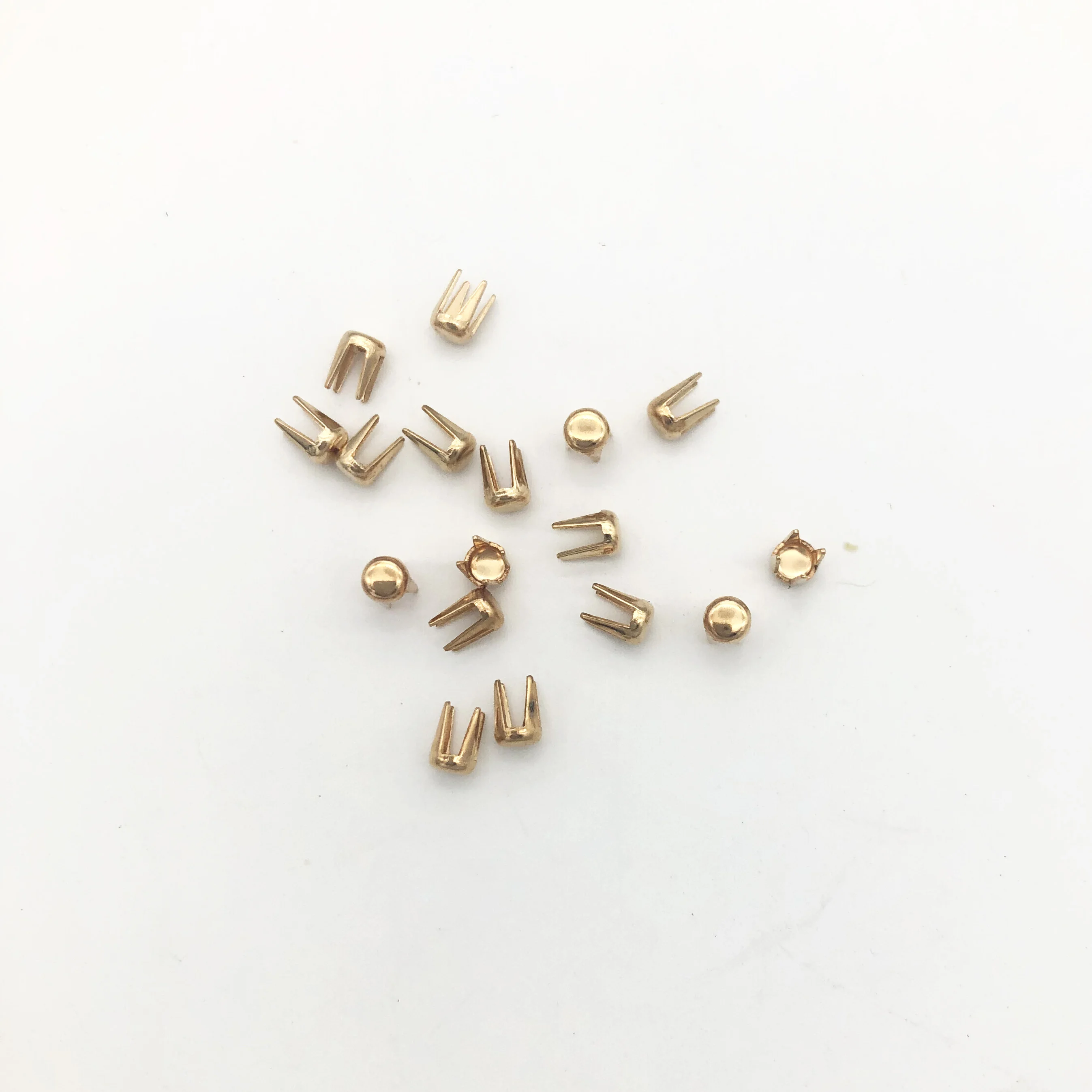 Metal four Claw Nails For Garments Bag Shoes Claw Stud decoration rivet