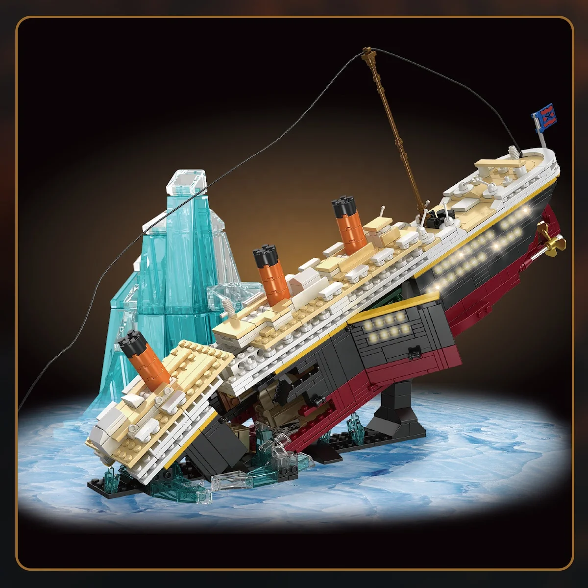 Titanic Building Block Sets 2288 PCS Large Ship Model Construction Creative MOC Bricks Home Decoration Educational Toys