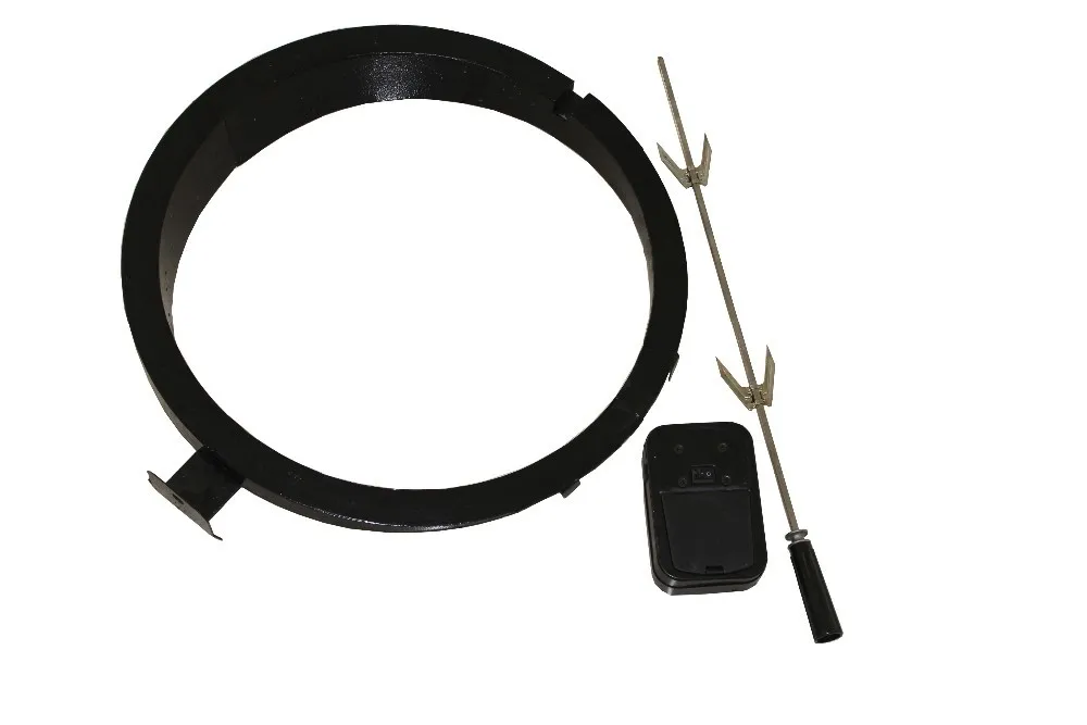 KIMSTONE   Kamado Grill Roaster Rotis Kit BBQ Rotisserie Kit Electric Rotisserie For Outdoor Camping for 21'