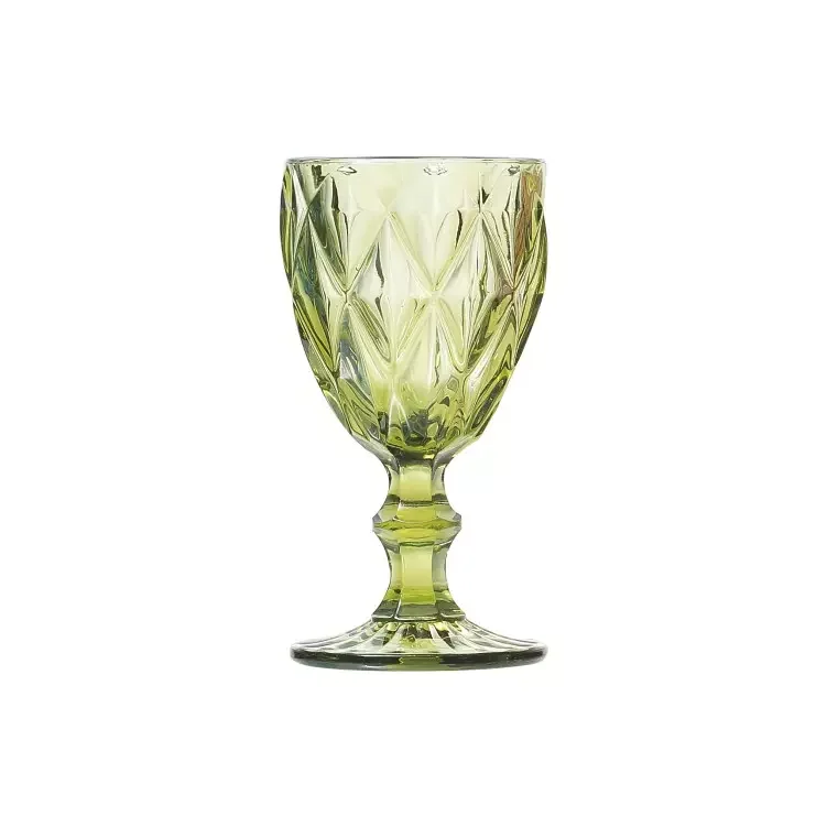 Custom Colored Wedding Drinking Wineglass Set With Ancient Wine Glass Champagne Glass Tumbler Glass