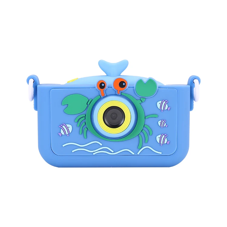 2.0 Inch Ips Screen Kids Camera Front And Rear Dual Camera Children Toy Camera