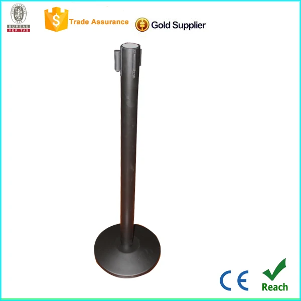 low price  Stainless Steel Queue Stanchion Pole , Retractable  Concert Crowd Control Barrier Queue Stand