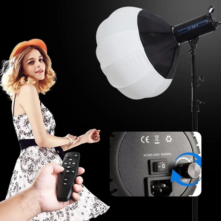 ZSYB Photographic Lighting Factory Customize 200w Dimmable Studio Shoot Led Video Light For Camera Photography