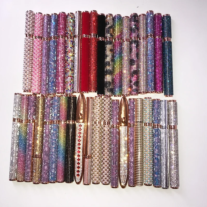 2021 Self-adhesive eyeliner magic lash liner glue pen magnetic-free glue-free diamond liquid eyeliner waterproof fast dry