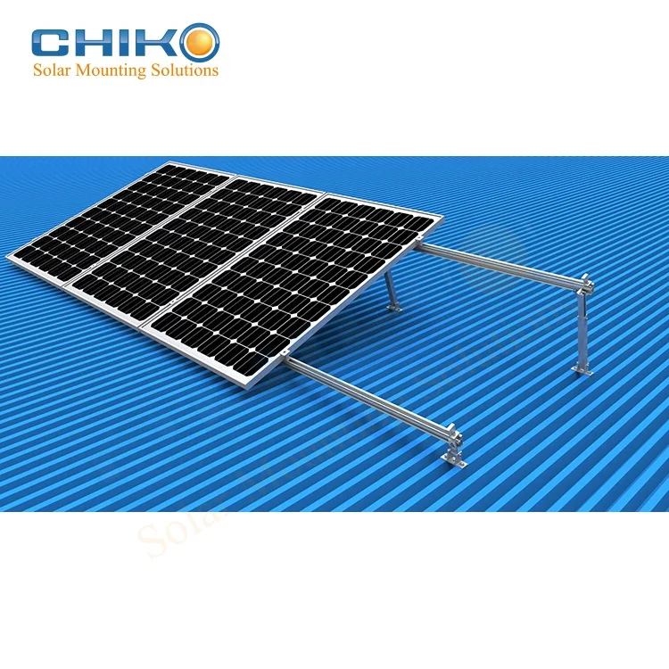 Быстрая установка Chiko Солнечная стеллажная Регулируемая наклон крепление 15-30 град для солнечной панели