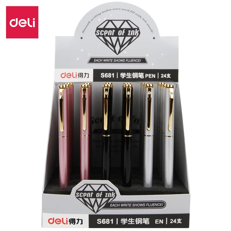 Deli S681 Изысканная металлическая модная ручка деловые поставки высокого