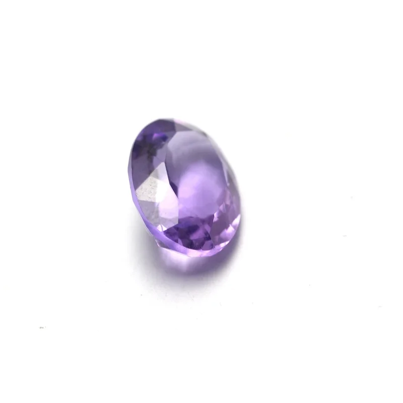 Lab quartz gemstone oval cut synthetic amethyst price per carat
