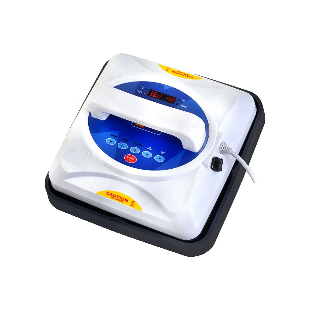 Semi-Automatic Heat Press Sublimation Machine 25*25cm for Tshirt Canvas Bags Mini Manual Hand Held
