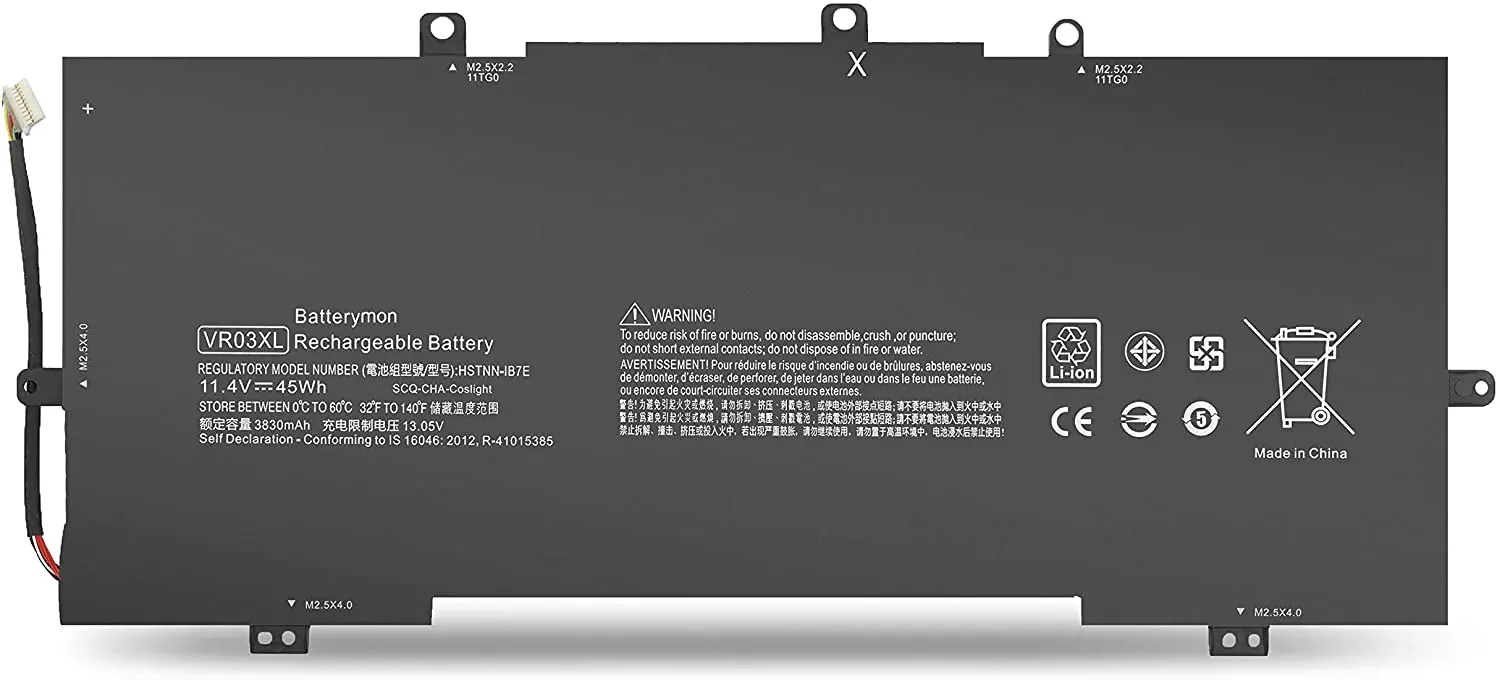  Аккумулятор VR03XL аккумулятор VR03 для HP Envy 13-d 13-d000 серии: 13-d010nr 13-d008na 13-d053s3 13-d040wm 13-d049tu