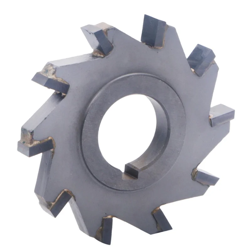 Carbide Triple Cutting Edge Straight Tooth Disc Cutter Carbide Triple Cutting Edge Saw Blade module gear milling cutter