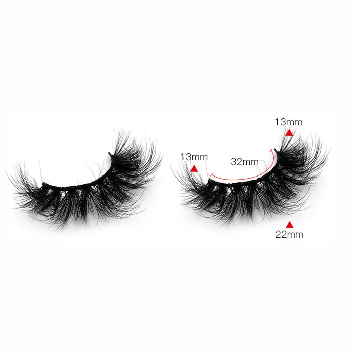 0.05 d curl cashmere eyelash super russian d curl strip silk faux mink lashes russian strip eyelashes d curl 15mm