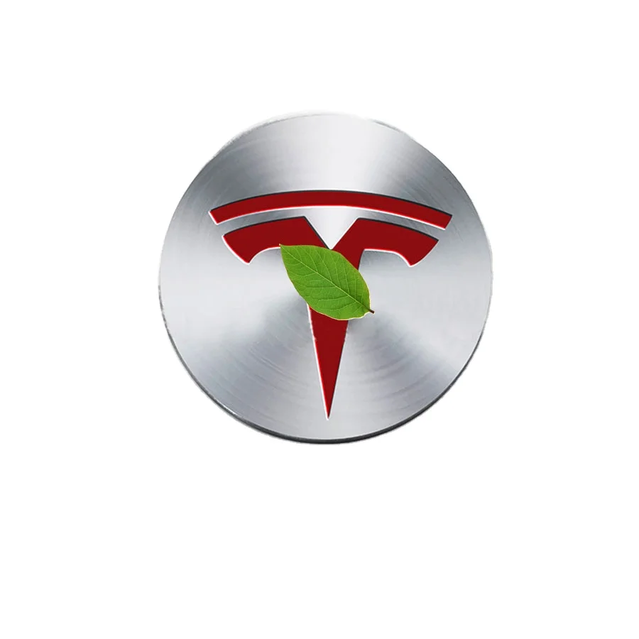 56Mm 2.22Inch Chromed Aluminum Car Wheel Center Cap For Tesla Model 3 S X Y And All 2.22Inch Wheel Hub