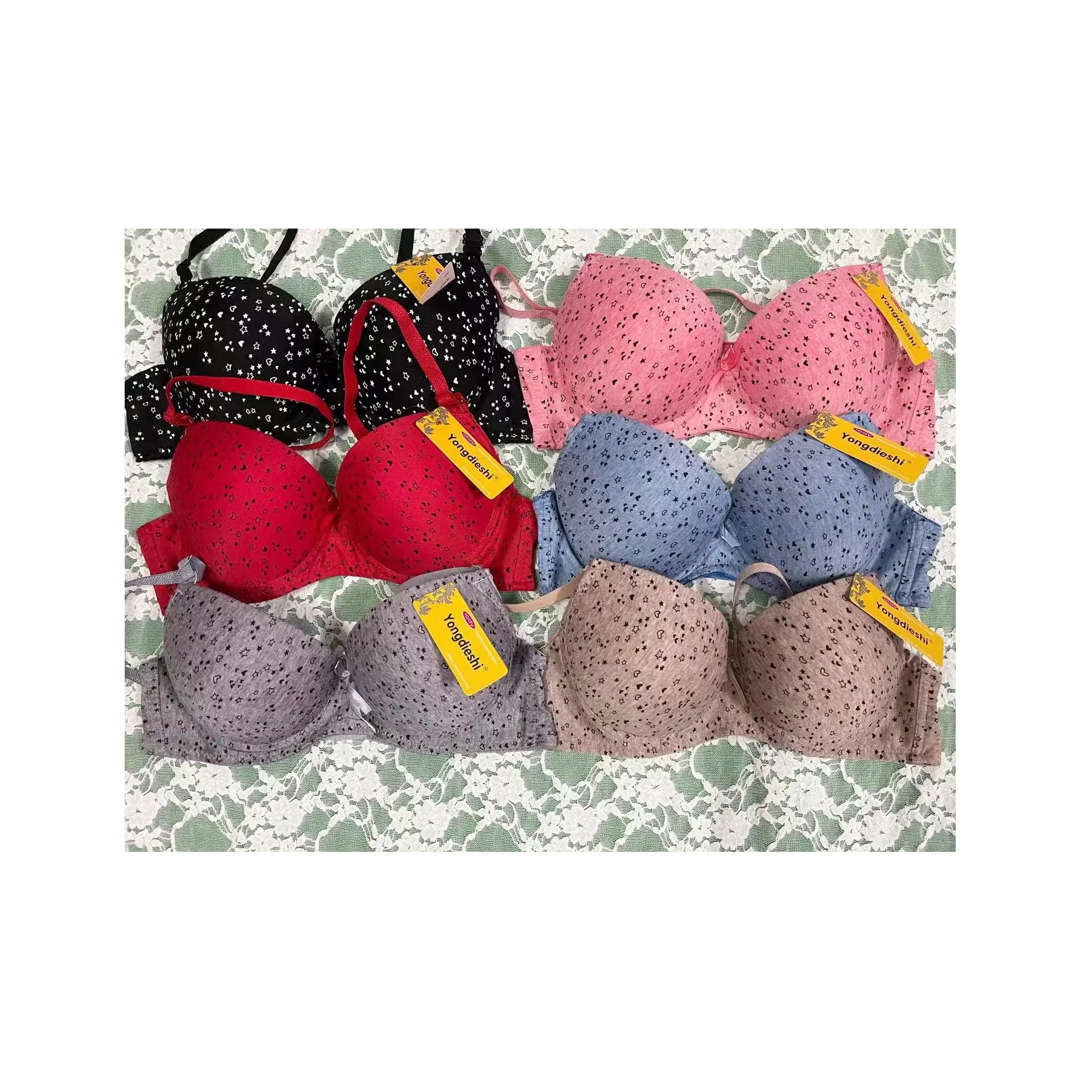 QJZ002 women everyday wear comfortable hot sale underwire beautiful female bra