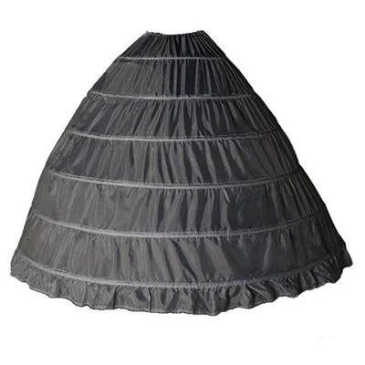 
Crinoline Women Petticoat 6 Hoop Handmade Crinoline Underskirt For Wedding Dress 