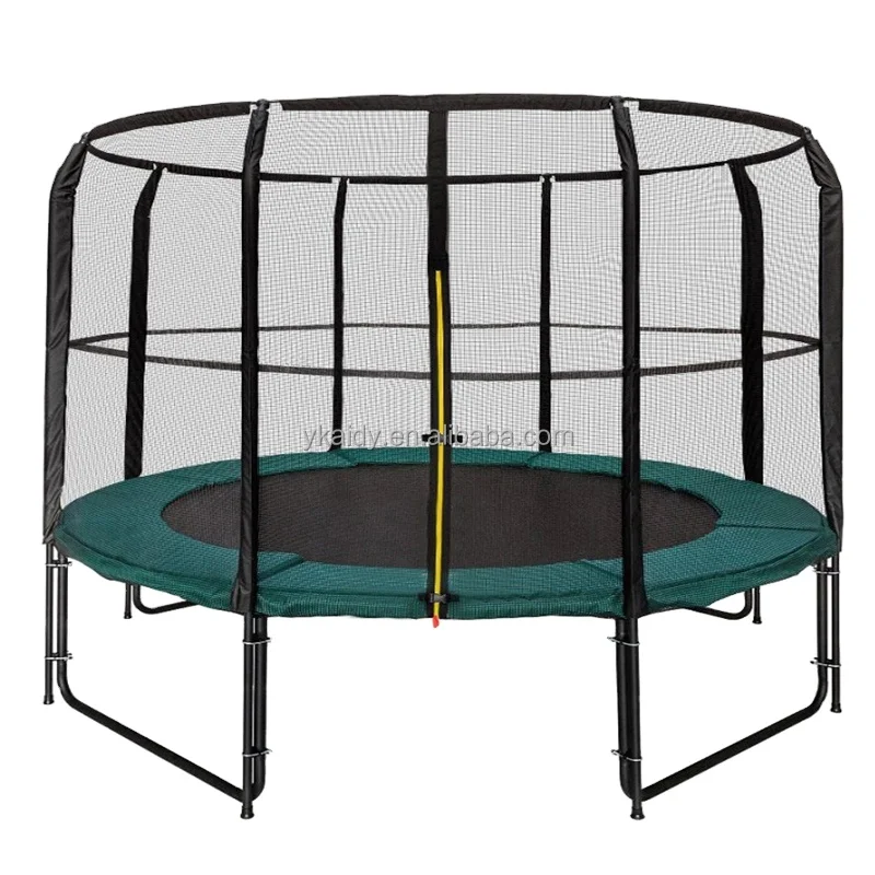 Заводская поставка 13 футов большой гимнастический уличный батут для детей и взрослых ПВХ стальная рама