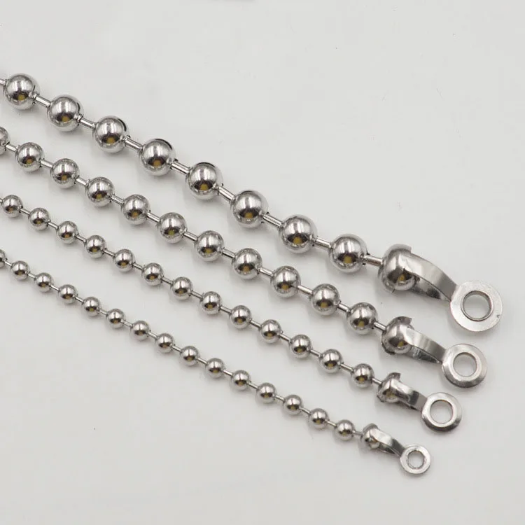 wholesale stainless steel bulk wave ball chain