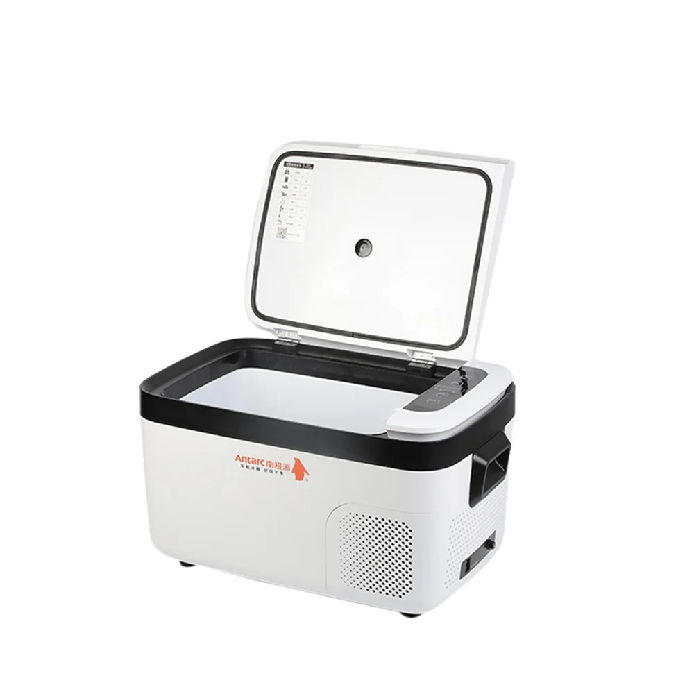 
 Компактный компактный автомобильный холодильник, переносной холодильник для путешествий, домов на колесах, лодок, кемпинга и дома, 12/24 В постоянного тока  