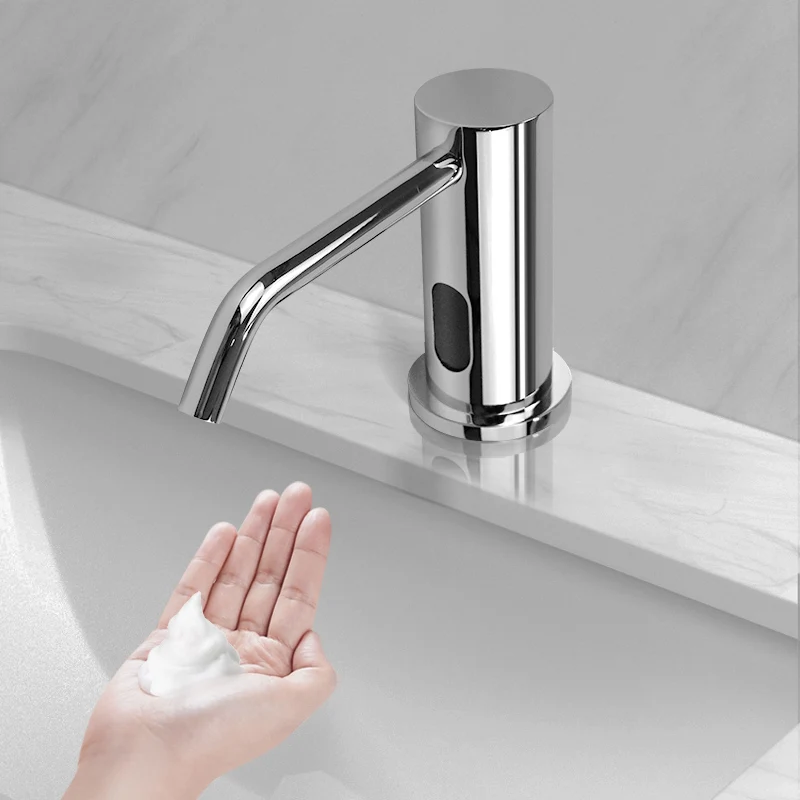 Faucet Shape Electric Soap Dispenser 1000Ml Countertop Sensor Smooth Liquid Foam Or Liquid Automatic Faucet Soap Dispenser