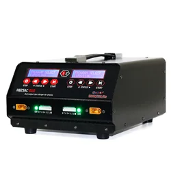 HTRC H825AC DUO 1-8s Lipo/Lihv Battery Balance Charger 1200W 25A Dual Output for Drone RC Toy Lipo Battery Balance Charger