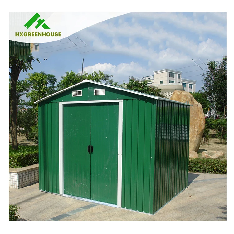 Заднем дворе садовый сарай используется для хранения инструментов HX81122-B