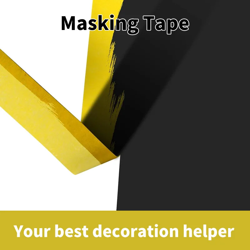 Yellow High Temperature Automotive Masking Tape
