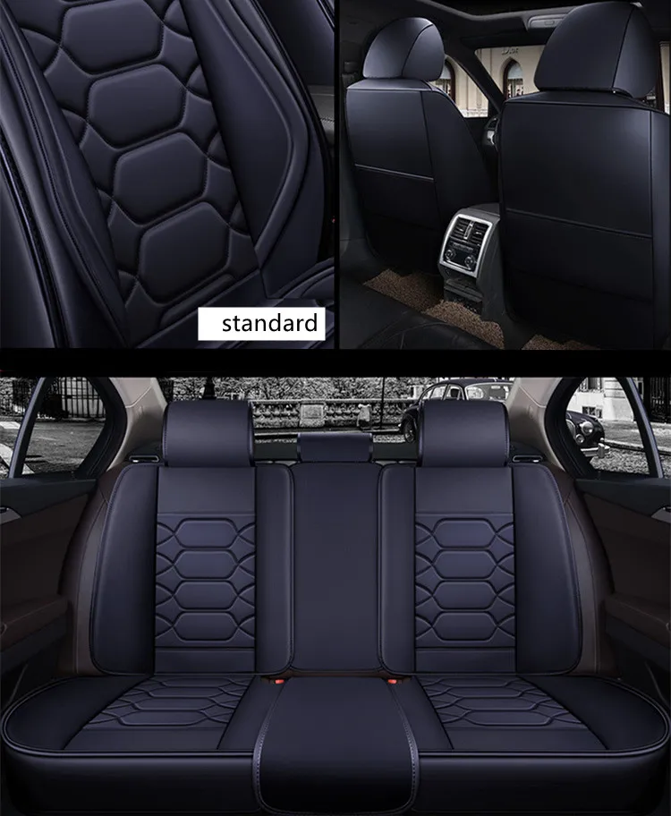 wholesale fashion car seat protection full set universal leather