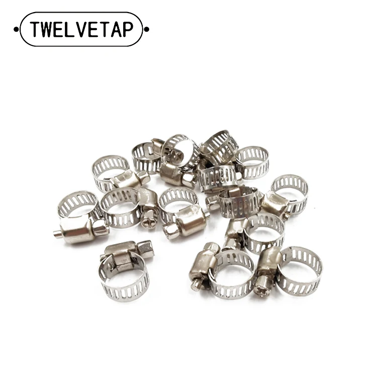 
12-цветный зажим для ушной трубы высокого качества из нержавеющей стали 304 304, зажимы для одиночного ушного шланга, набор в ассортименте, аксессуары для одной трубы 