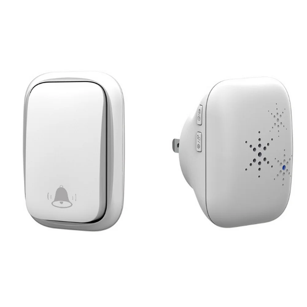 IP68 Waterproof Self-powered Wireless Doorbell Plug In Wireless Digital Doorbell Receiving Distance 180 Meters 58 Hi Fi Music