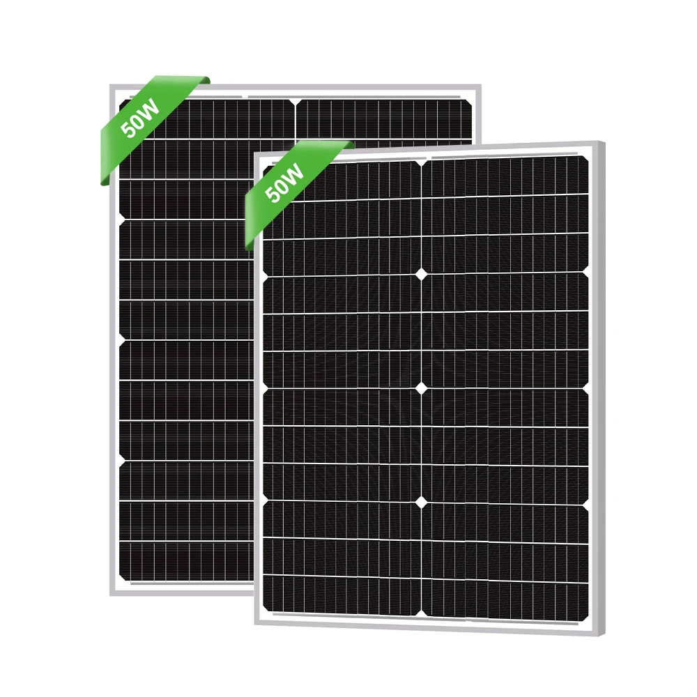 NEI 50W MONO PERC Powerful Solar Panel Complete Kit Solar Panel Electricity Production