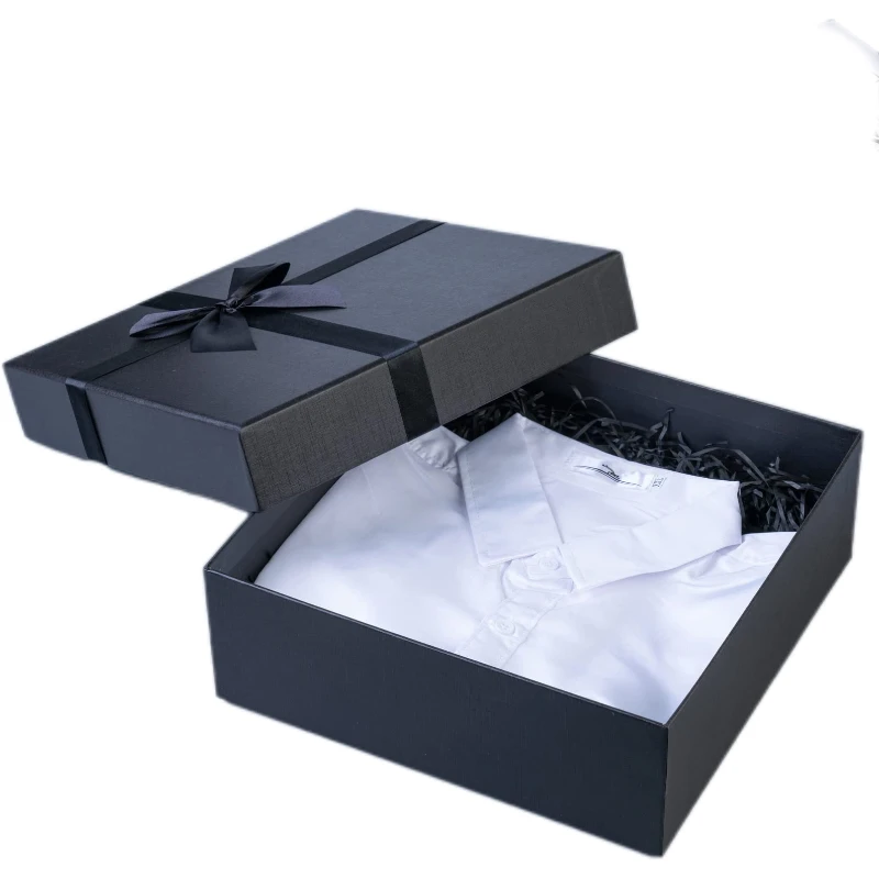 Quality Supplier Produces Beautiful Dustproof Coat Jacket Shoe Box with Handle