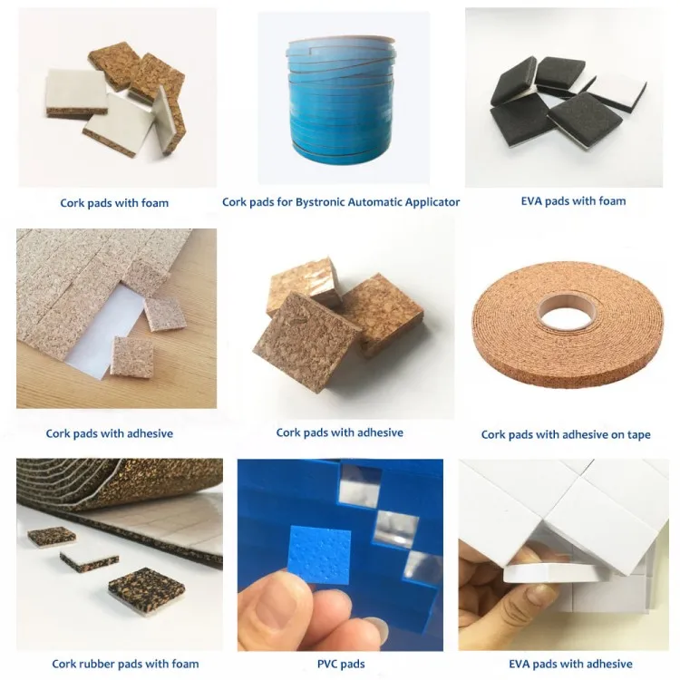 18*18*3+1mm Cling Foam Rolls Glass Distance Protector Spacer Cork Separator Pads