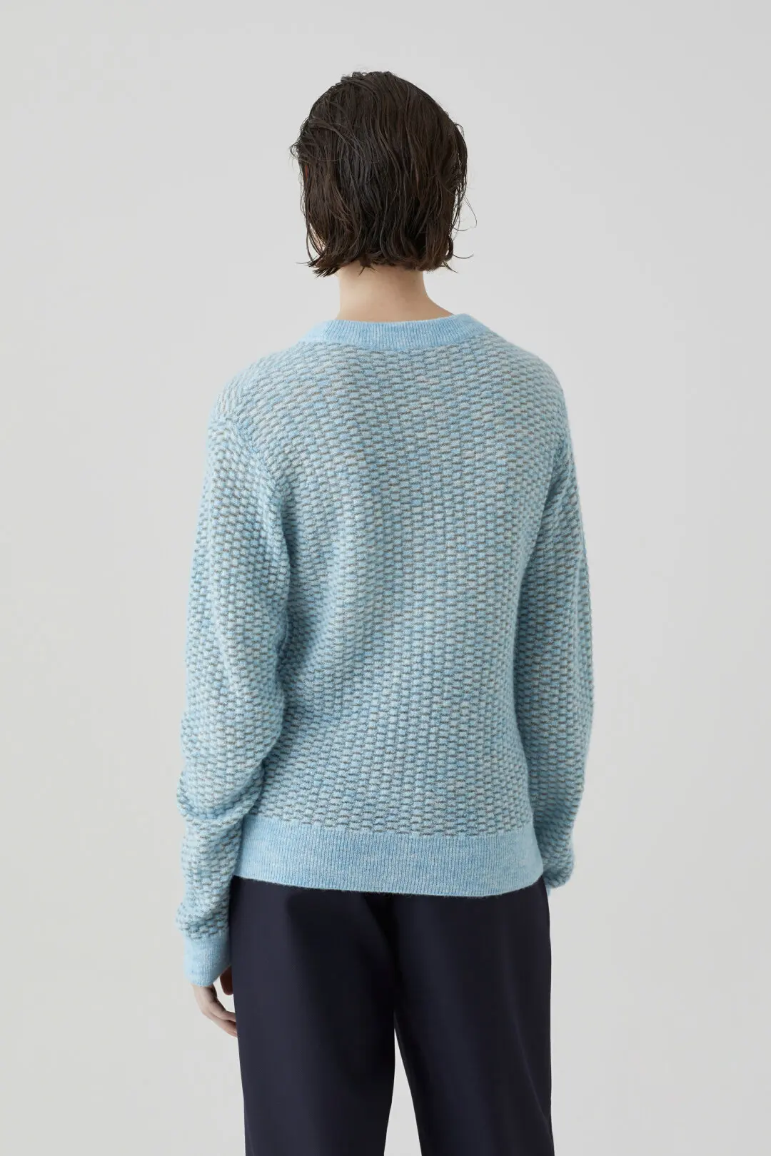 OEM and ODM Fashion Sweater Crew Neck Pullover Pure Cashmere Sweater Ladies Sweater Custom Knitted Jacquard Ladies Knitwear