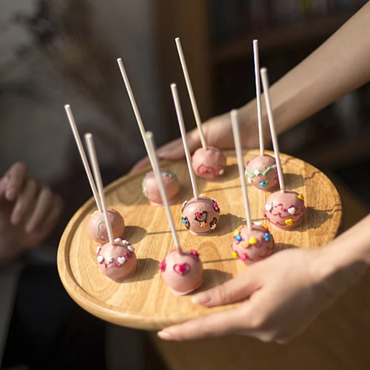 OEM ODM Food Grade 12 cavity molde de silicon round shaped cake lolly maker chocolate candy ice mould silicone lollipop mold