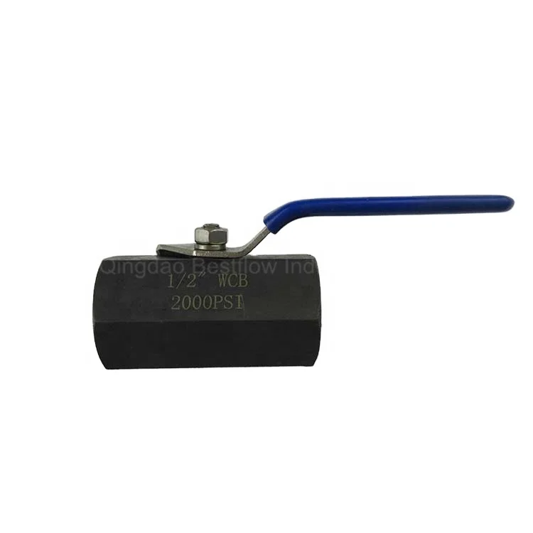 carbon steel 1pc hexagonal ball valve