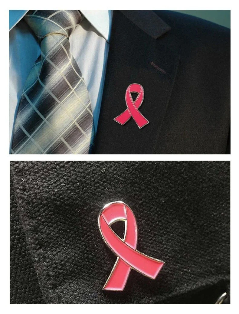 Dropshipping Enamel Yellow Gold Ribbon Pin Childhood Bone Cancer Awareness Brooch Pin Hope Pray Safety Badge Brooches Lapel Pin