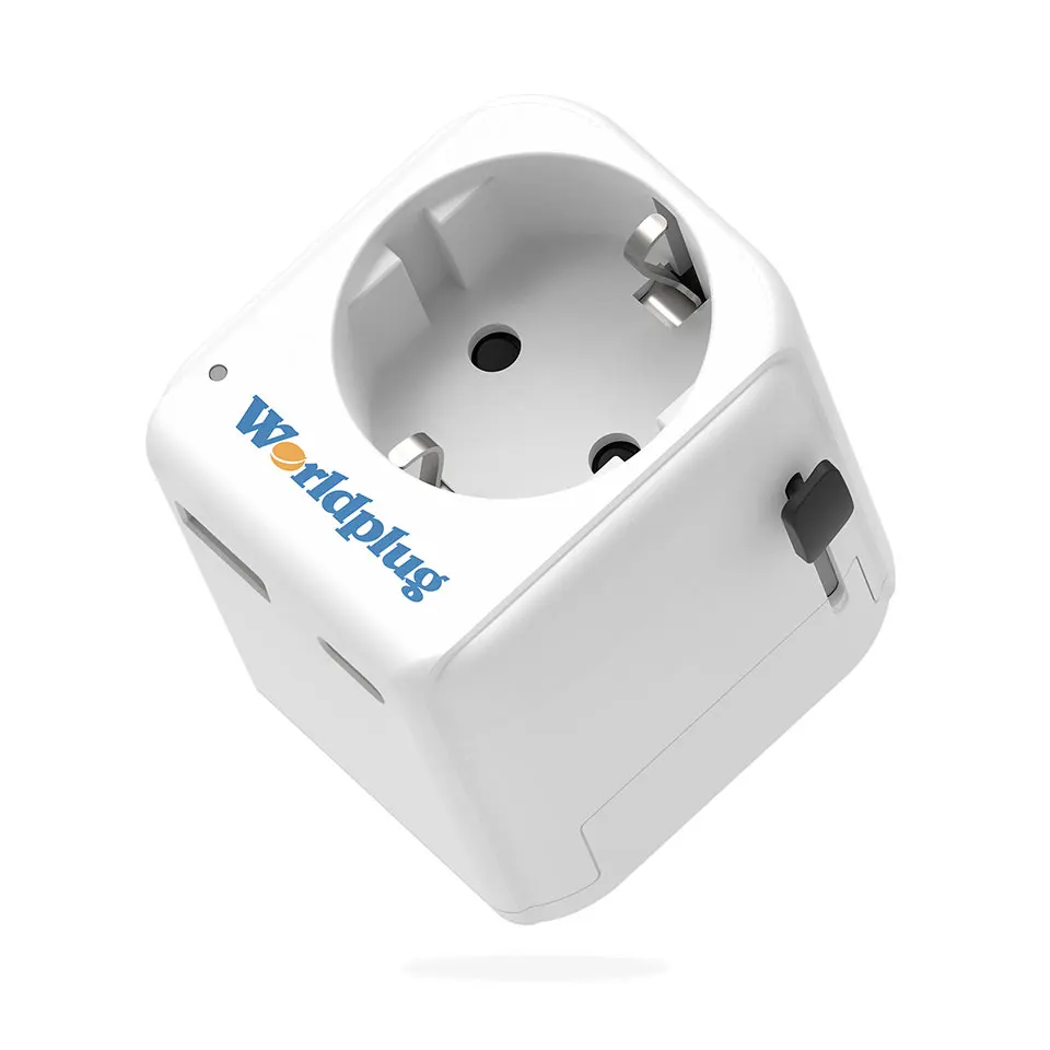 Interchangeable Mobile Phone Laptop Adapter Charger Universal USB Type C EU to UK Plug Travel Switch Adaptor with Socket