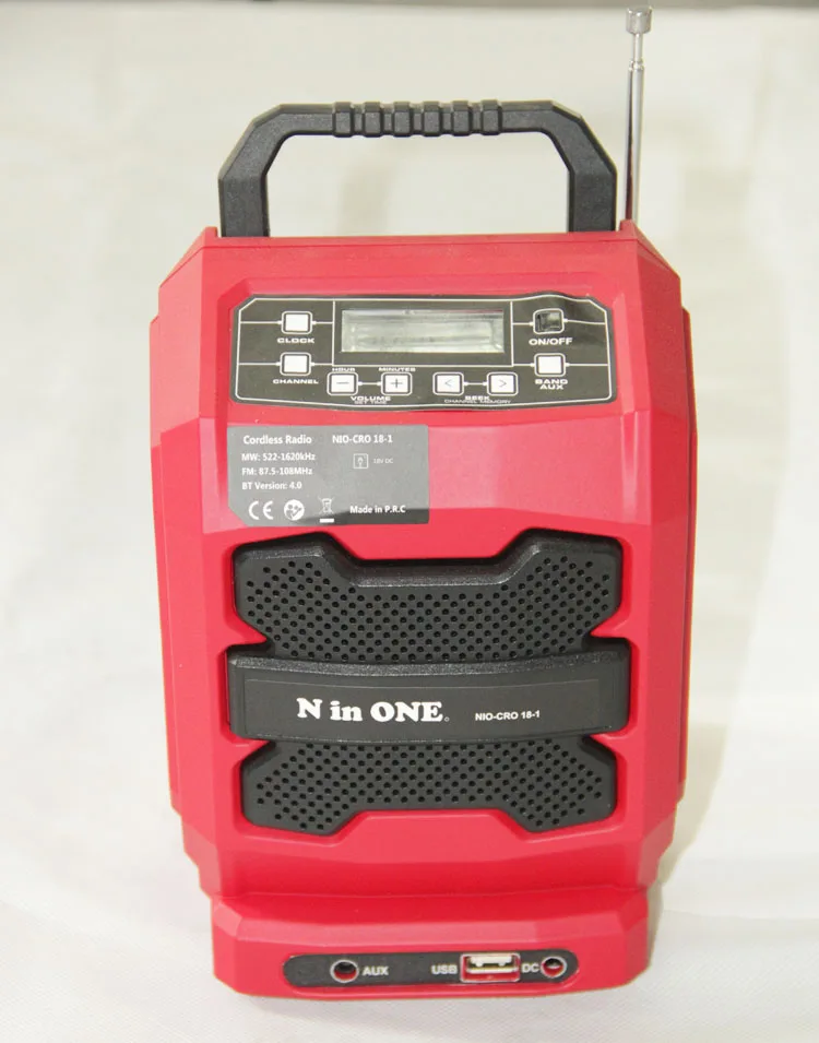 
N in ONE 18V Cordless wireless jobsite radio 