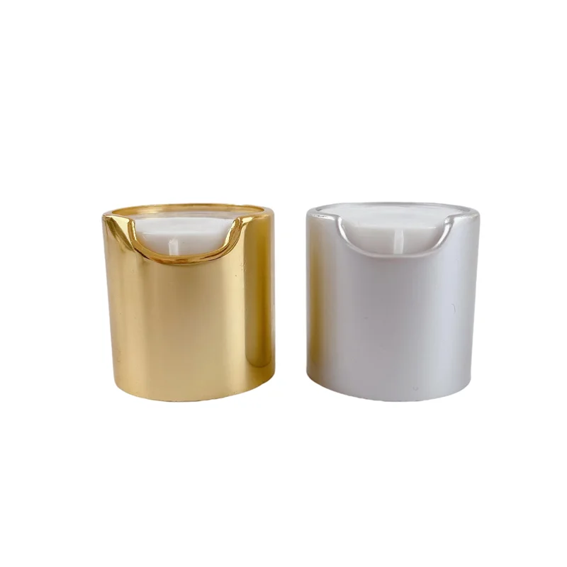 100 ml Plastic Disk Disc Top Cap for Cosmetic Bottle Aluminum
