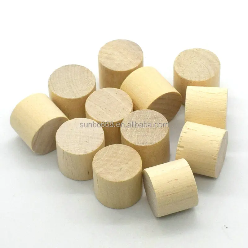 Factory Custom Wood Dowels With Hole  Half Round Wooden Dowel Rods For DIY Handmade Wooden Craft