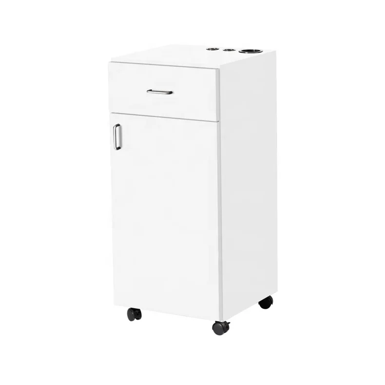 wholesale salon furniture Black hair stylist salon trolley beauty salon drawer trolley