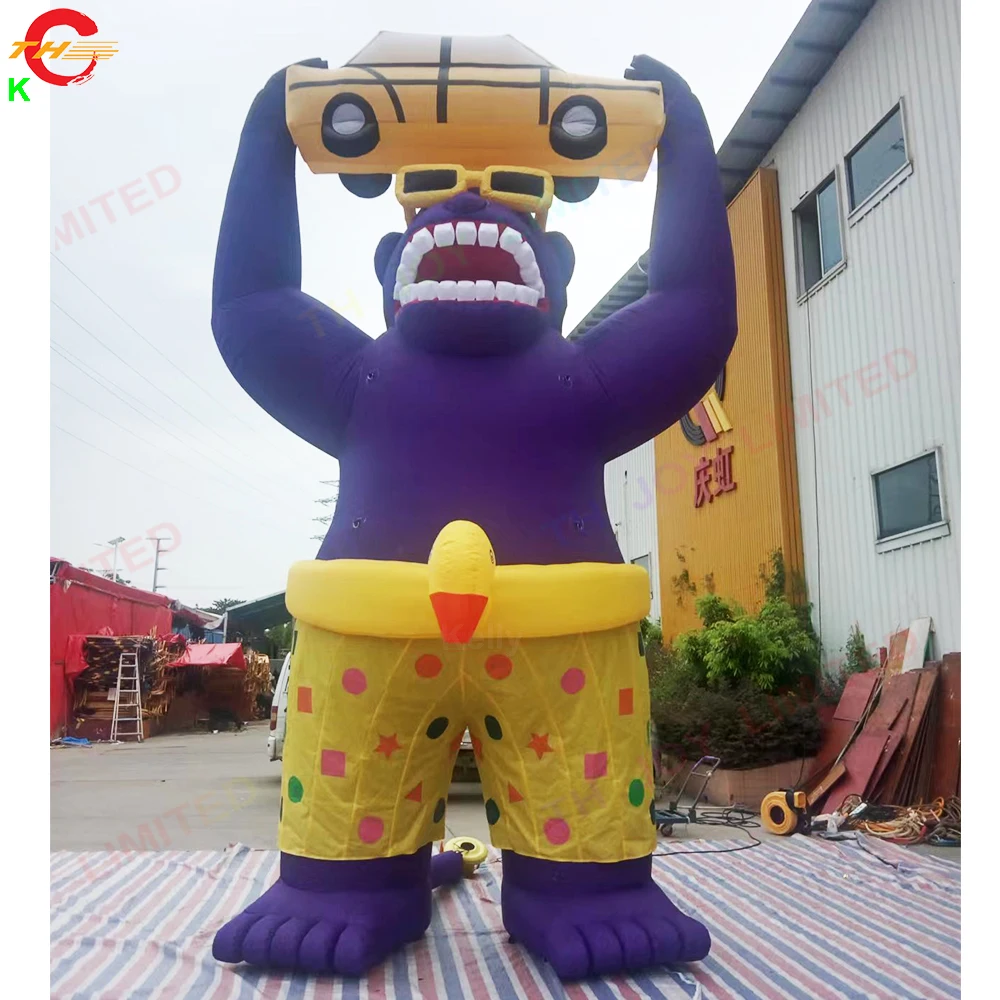 6mH Giant Inflatable King Kong Gorilla Costume for EyeCatching Commercial Advertising on Alibaba International